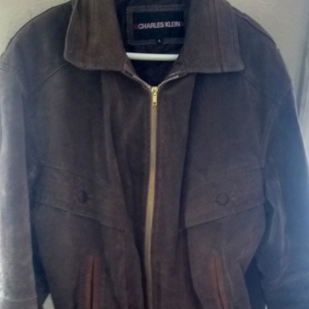 CHARLES KLEIN LEATHER JACKET